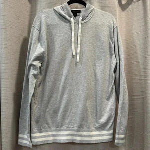 Banana Republic Hoodie Organic Cotton Gray Hoodie Men’s Size Large